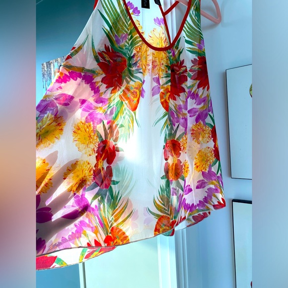Sheer Floral Tank - Picture 2 of 5
